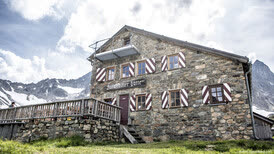 Darmstädter Hütte im hinteren Moostal